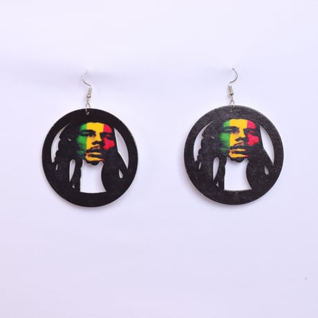⚪︎JA直輸入　ピアスBob Marley D