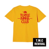 TURTLE MAN's CLUB "TMC復刻デザイン T-SHIRTS"  GOLD YELLOW