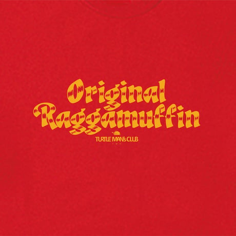 TURTLE MAN's CLUB "Original Raggamuffin" Red T-Shirts Adult&Kids