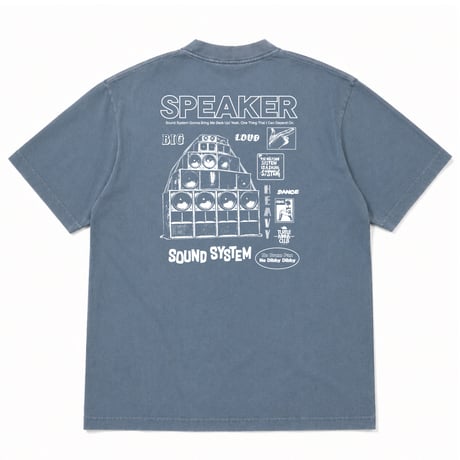 TURTLE MAN's CLUB / "SPEAKER" Garment Dye 7.5oz T-Shirts