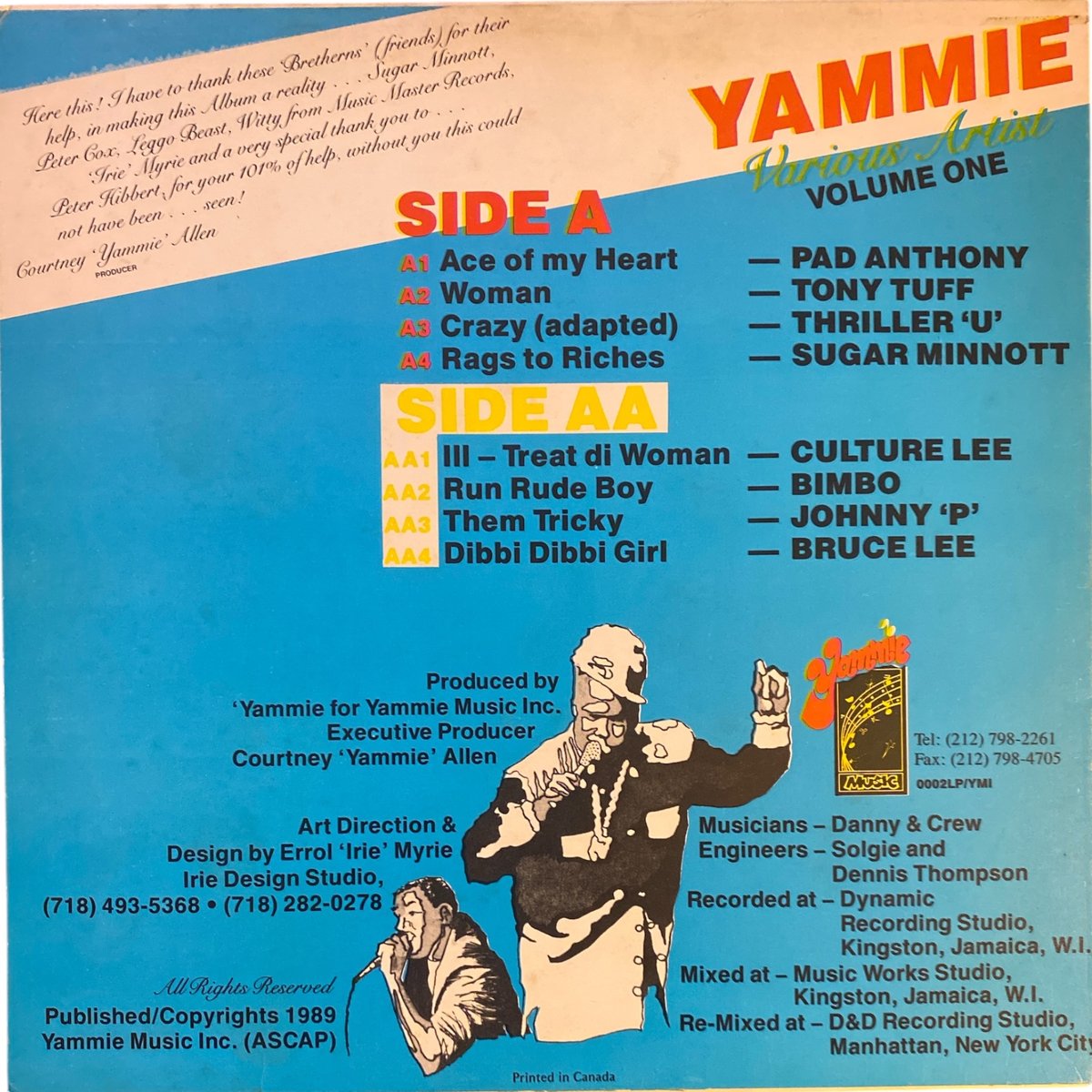 YAMMIE ALL STAR / VA (LPレコード) | レゲエとジャマイカグッズ！TU