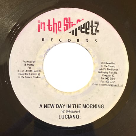 A NEW DAY IN THE MORNING / LUCIANO (7インチレコード)