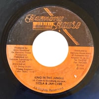 KING IN THIS JUNGLE / SIZZLA & JAH CURE (7インチレコード)