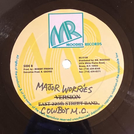 MODERN GIRL / COWBOY M.C. / COURTNEY MELODY / MAJOR WORRIES (12インチレコード)