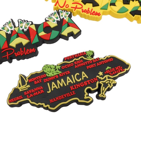ジャマイカ直輸入　"JAMAICA"　ラバー マグネット〈数量限定〉