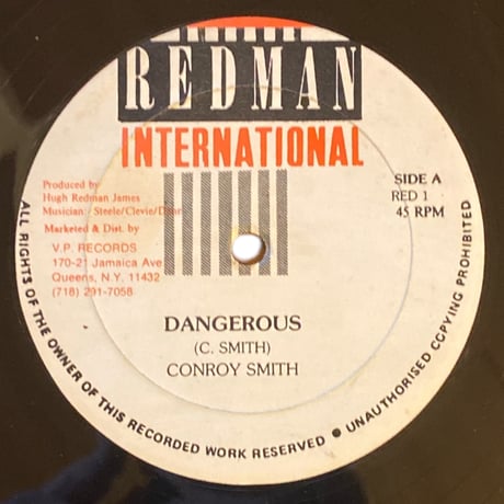 DANGEROUS / CONROY SMITH (12インチレコード)