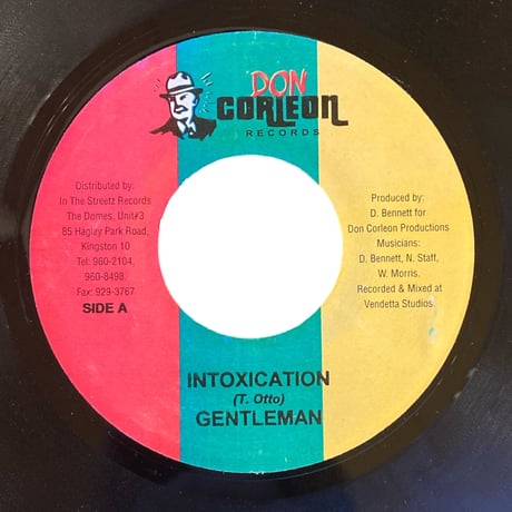 INTOXICATION / GENTLEMAN (7インチレコード)