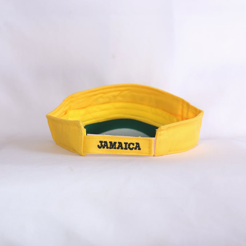 ⚪︎JA直輸入 サンバイザー yellow | レゲエとジャマイカグッズ