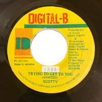 TRYING TO GET TO YOU / SCOTTY (7インチレコード)