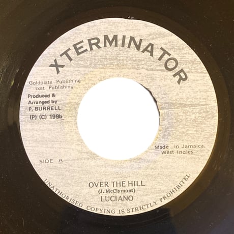 OVER THE HILL / LUCIANO (7インチレコード)
