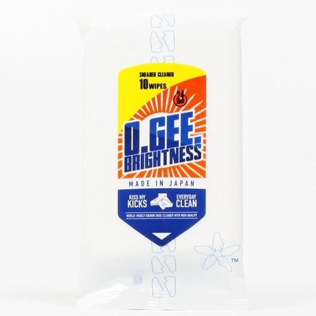 O.GEE.BRIGHTNESS （オージーブライトネス）シューズクリーナー  ウェットティッシュタイプ