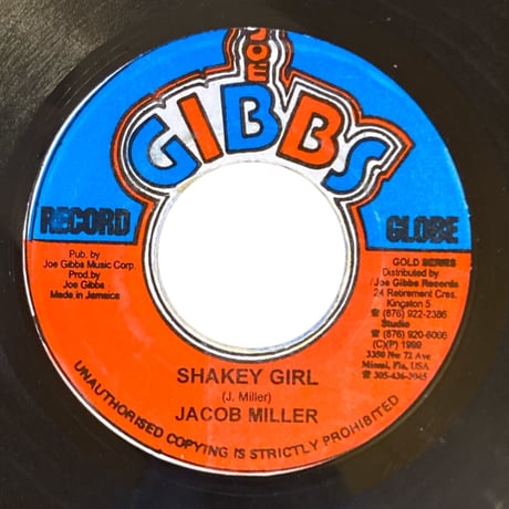 SHAKY GIRL / SINCE I FELL FOR YOU / JACOB MILLER / GEORGE NOOKS (7インチレコード)