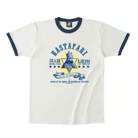 TURTLE MAN's CLUB  "RASTAFARI" Ringer T-Shirt 〈Design by KIE〉【予約】