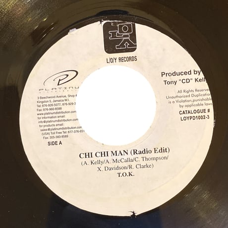 CHI CHI MAN / T.O.K. (7インチレコード)