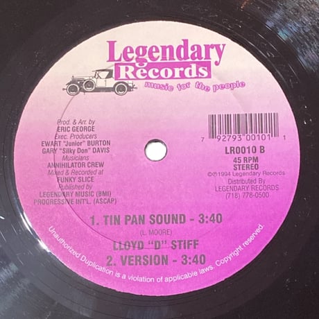 SPIT ON YOUR SOUND - JOHNNY OSBOURNE / TIN PAN SOUND - LLOYD "D" STIFF (12インチレコード)
