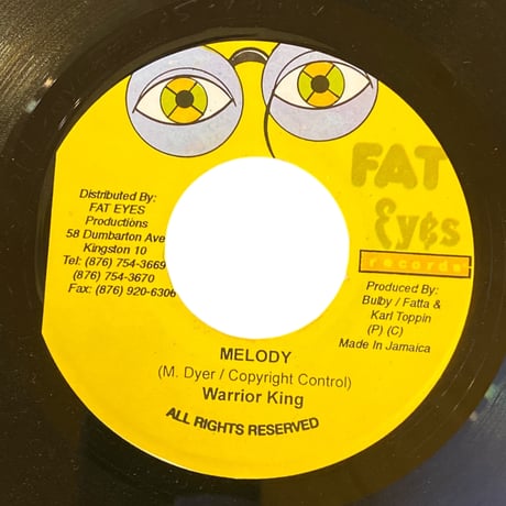 MELODY / WARRIOR KING (7インチレコード)