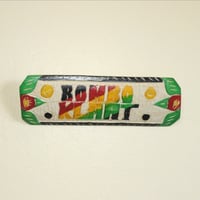 ⚪︎JA直輸入　木彫り　プレート　BOMBO