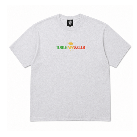 TURTLE MAN's CLUB /Logo "RASTA"Gradation  T-Shirts（BLACK/ASH）