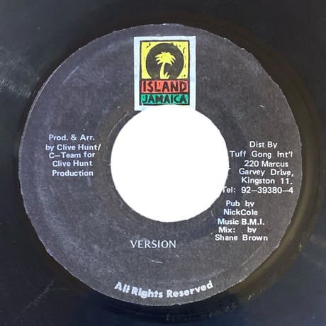 IN YOUR EYES / RICHIE SPICE (7インチレコード)