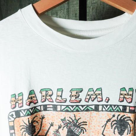 USED "HARLEM.NY.USA" AFRICAN VIBES T-shirts
