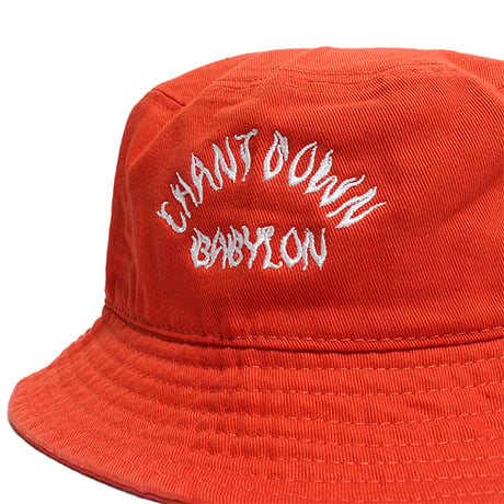 ROYAL MAJESTY /CHANT DOWN BABYLON BUCKET HAT 【ORANGE】