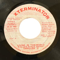 LIVING IN THIS WORLD / THRILLER U (7インチレコード)