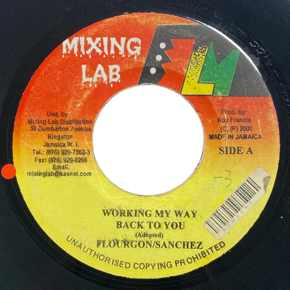WORKING MY WAY BACK TO YOU / SANCHEZ & FLOURGON