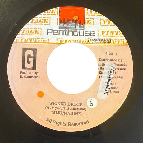 WICKED DICKIE / NADINE SUTHERLAND & BUJU BANTON (7インチレコード)