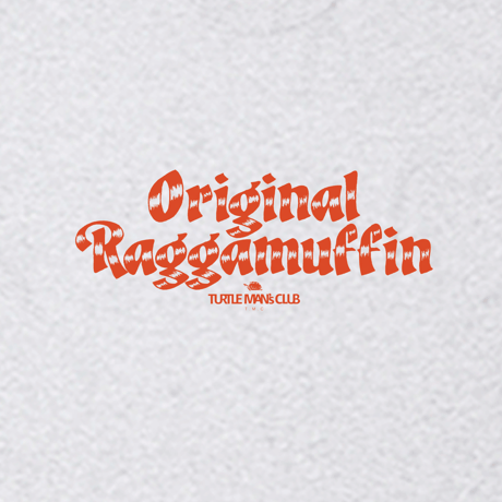 TURTLE MAN's CLUB "Original Raggamuffin"  Ash T-Shirts Adult&Kids