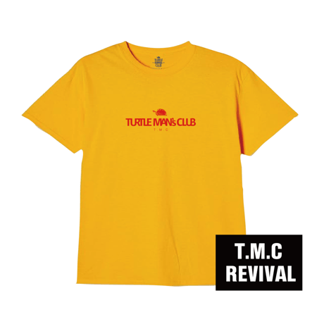 TURTLE MAN's CLUB "TMC復刻デザイン T-SHIRTS"  GOLD YELLOW