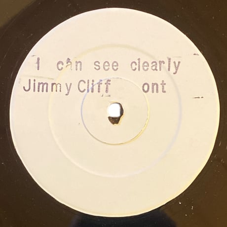I CAN SEE CLEARLY (jungle remix) / JIMMY CLIFF (12インチレコード)