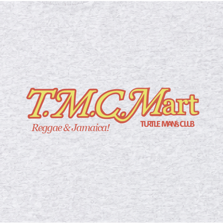 TURTLE MAN's CLUB "T.M.C Mart" T-Shirts（BLACK/ASH）