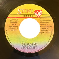 COUNT ON ME / FRANKIE PAUL (7インチレコード)