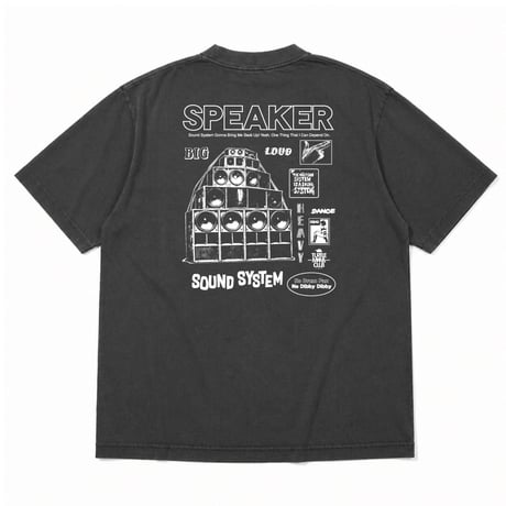 TURTLE MAN's CLUB / "SPEAKER" Garment Dye 7.5oz T-Shirts