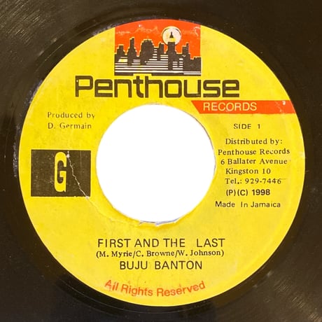 FIRST AND THE LAST / BUJU BANTON (7インチレコード)