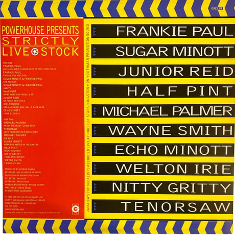 POWERHOUSE PRESENTS STRICTLY LIVE STOCK / VA (LPレコード)