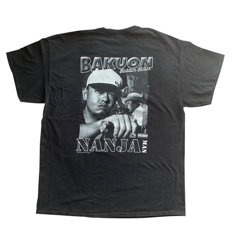 NANJA MAN DJ T-SHIRTS《BAKUON NANJA》（両面プリント） Created by TURTLE MAN's CLUB