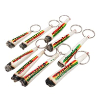 ジャマイカ直輸入　"SPLIF"  KEYRING" ハンドメイド品