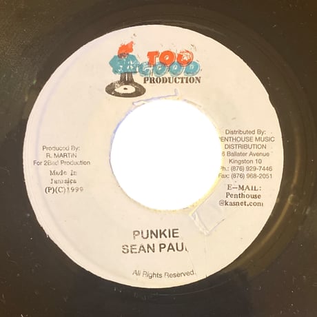 PUNKIE / SEAN PAUL (7インチレコード)