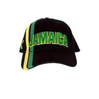 JA直輸入 JAMAICA CAP stripe/ Black