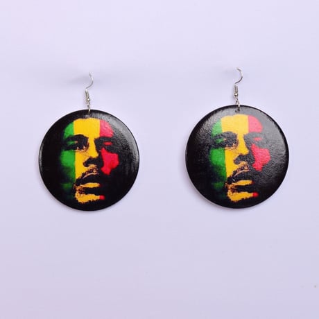 ⚪︎JA直輸入　ピアスBob Marley B 傷あり  ５００円オフ