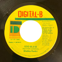 GOD BLESS / SHABBA RANKS (7インチレコード)