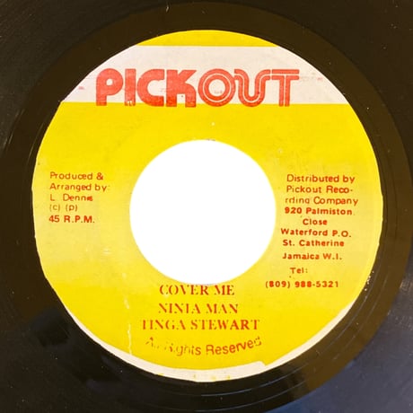 COVER ME / TINGA STEWART & NINJA MAN (7インチレコード)