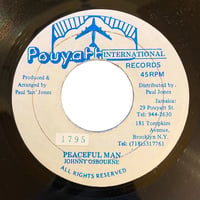 PEACEFUL MAN / JOHNNY OSBOURNE (7インチレコード)