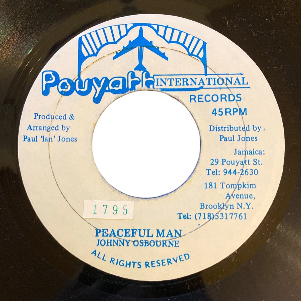PEACEFUL MAN / JOHNNY OSBOURNE (7インチレコード) | レゲエ