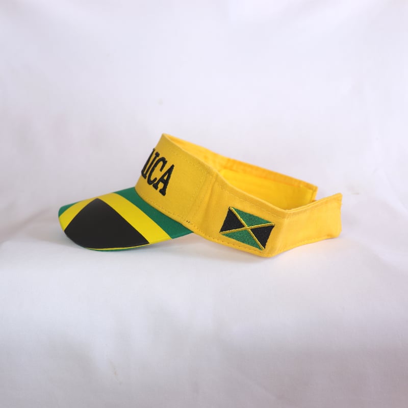 ⚪︎JA直輸入 サンバイザー yellow | レゲエとジャマイカグッズ