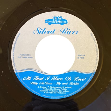 THE REAL THING / ALL THAT I HAVE / BITTY McLEAN (7インチレコード)