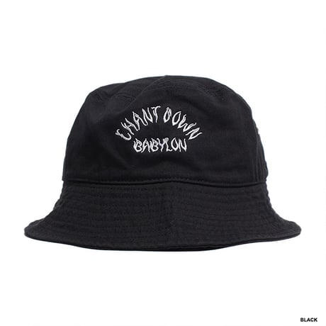 ROYAL MAJESTY /CHANT DOWN BABYLON BUCKET HAT 【BLACK】