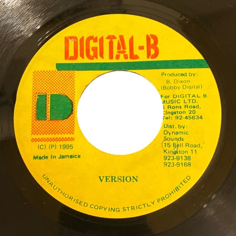 ORIGINAL MAN / GENERAL DEGREE (7インチレコード)