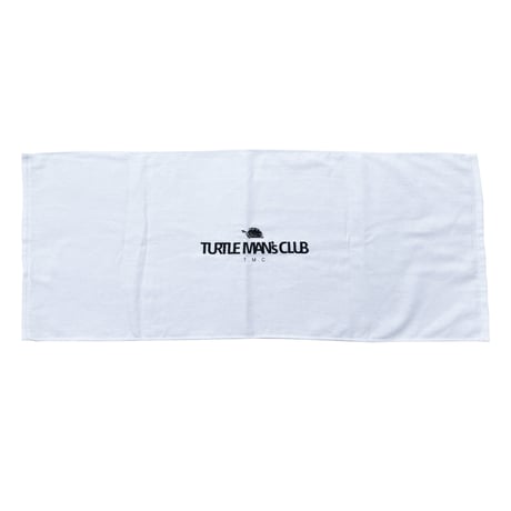 TURTLE MAN's CLUB  「Logo TOWEL」BLACK/WHITE